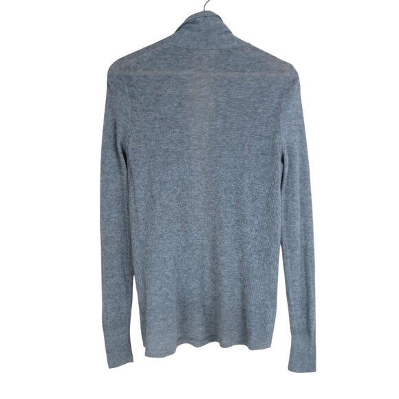 BANANA REPUBLIC Women's Gray Alpaca Blend Cardigan Sweater Size M - Picture 4 of 9